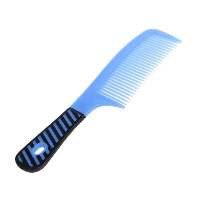 Пластиковая расческа для волос с широкими зубами для душа, щетка с ручкой для влажной стрижки, парикмахерский цветной инструмент для волос, новинка, прочный