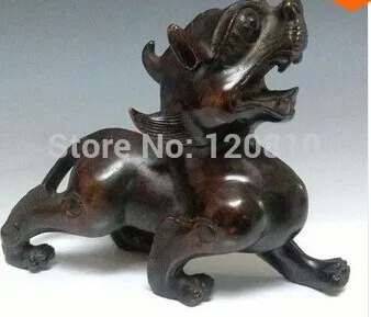 

Crafts [Chinese antiques world Chinese Bronze Statue w PiXiu NR 06