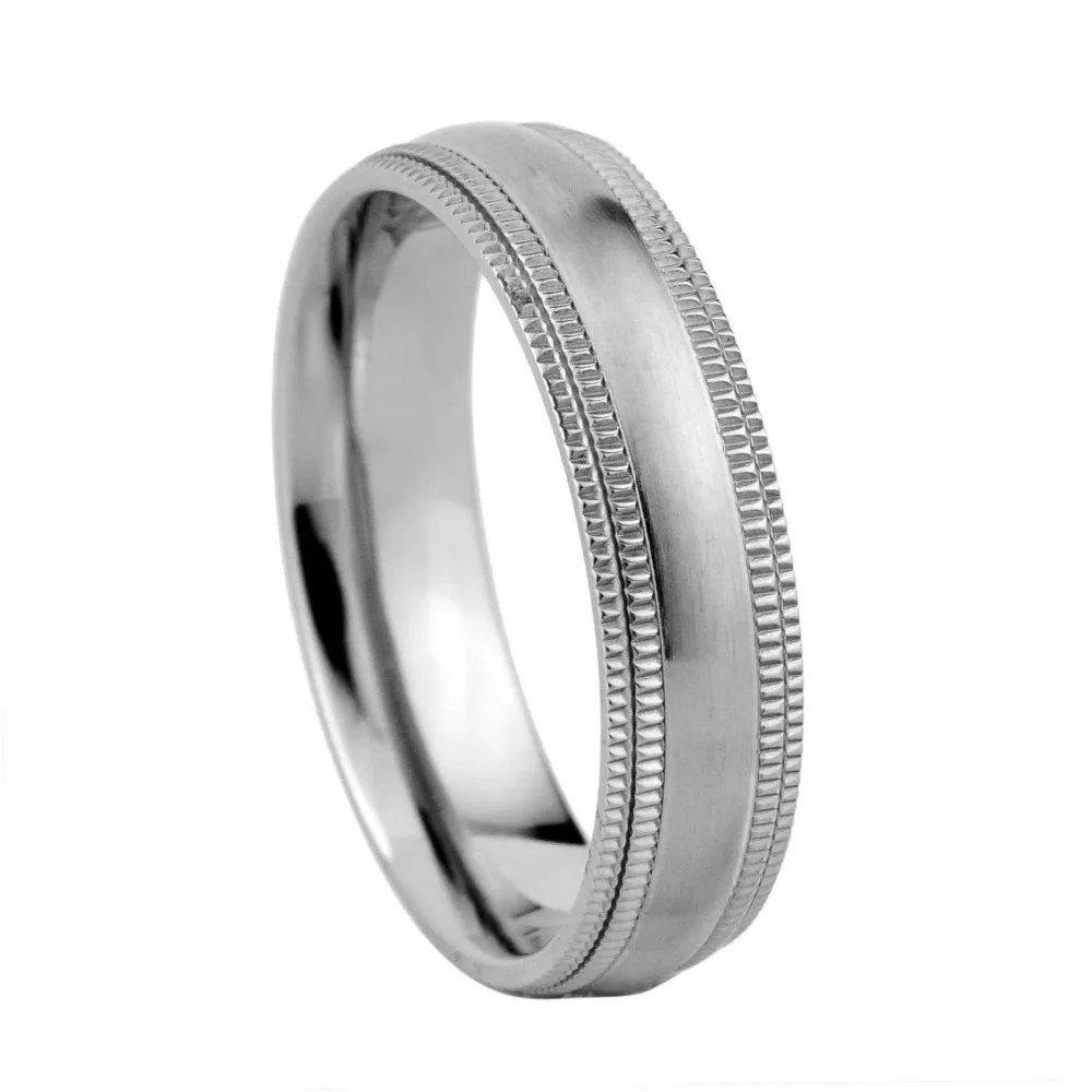 

7mm Titanium Rings Brushed Fashion Jewelry