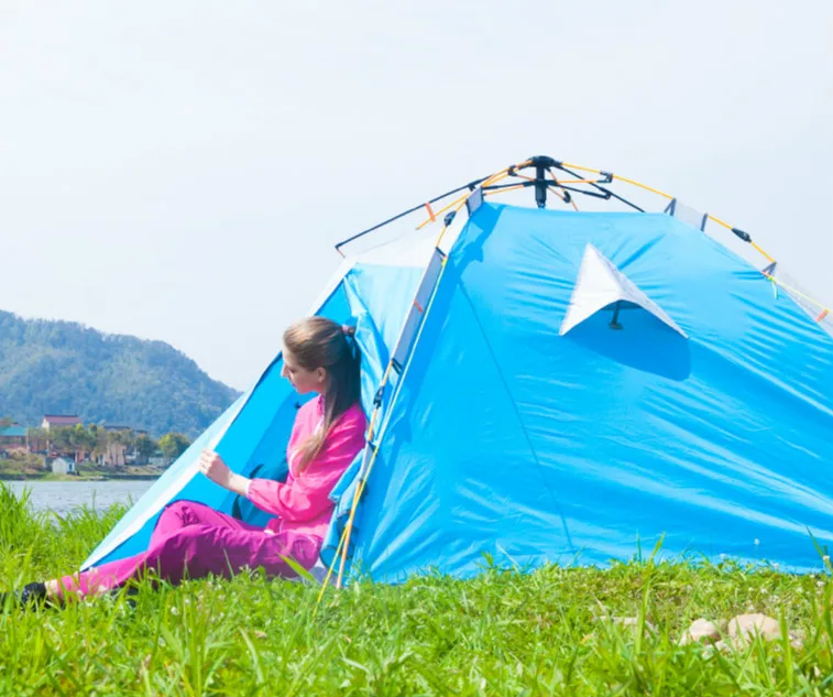 

2016 new portable automatic against-rain 2-4 bunk outdoor tent camping tent package