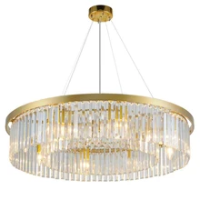 Simples lustre de cristal pós moderno luxo personalidade criativa sala estar iluminação restaurante quarto lustre