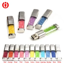 Новая мода, алмазный usb флеш-накопитель, кристальная ручка серии, водонепроницаемый usb накопитель, 8 ГБ/16 ГБ/32 ГБ/64 ГБ, карта памяти, сияющая Udisk