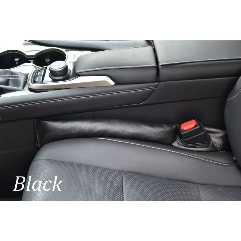 Для TOYOTA Highlander Prado Land Cruiser RAV4 Honda Accord Civic CRV CR-V HRV HR-V зазор для автомобильных сидений - Название цвета: black