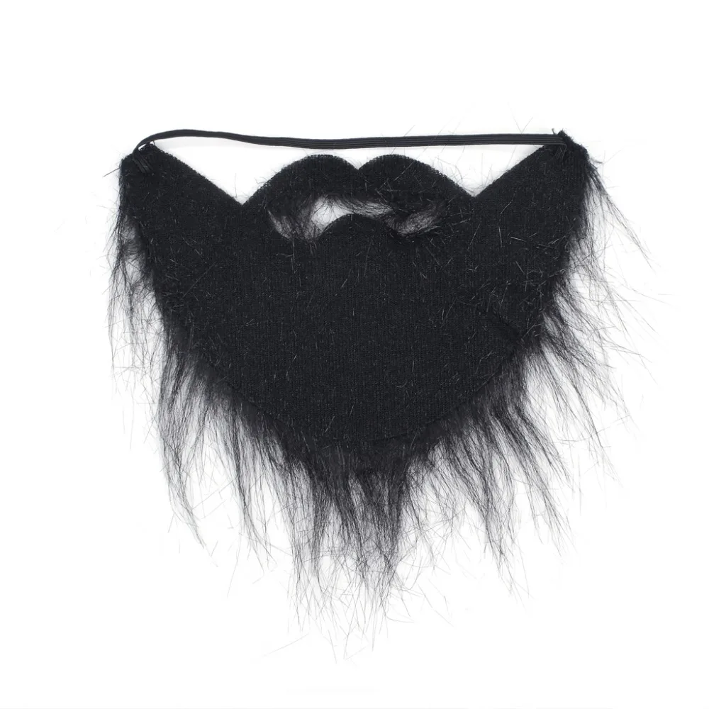 Fun Fake Facial Hair Beard Moustache Costume Accessory Elastic Band Wearable (3)