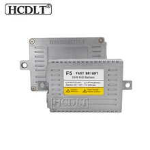 Hcdlt AC 55 Вт F5 Быстрый Яркий DLT ксеноновых фар, Высокопрочная конструкция балласт для автомобиля лампочка H1 H3 H7 H11 HB3 HB4 ксенона 12В 55 Вт ДЛТ Балласт реактор покрытый кожухом