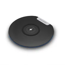 Ультратонкий, гладкий Qi беспроводной зарядное устройство для iPhone X XS Max XR 8 Plus USB беспроводной зарядный коврик для samsung S10 S8 S9 Note 9 8