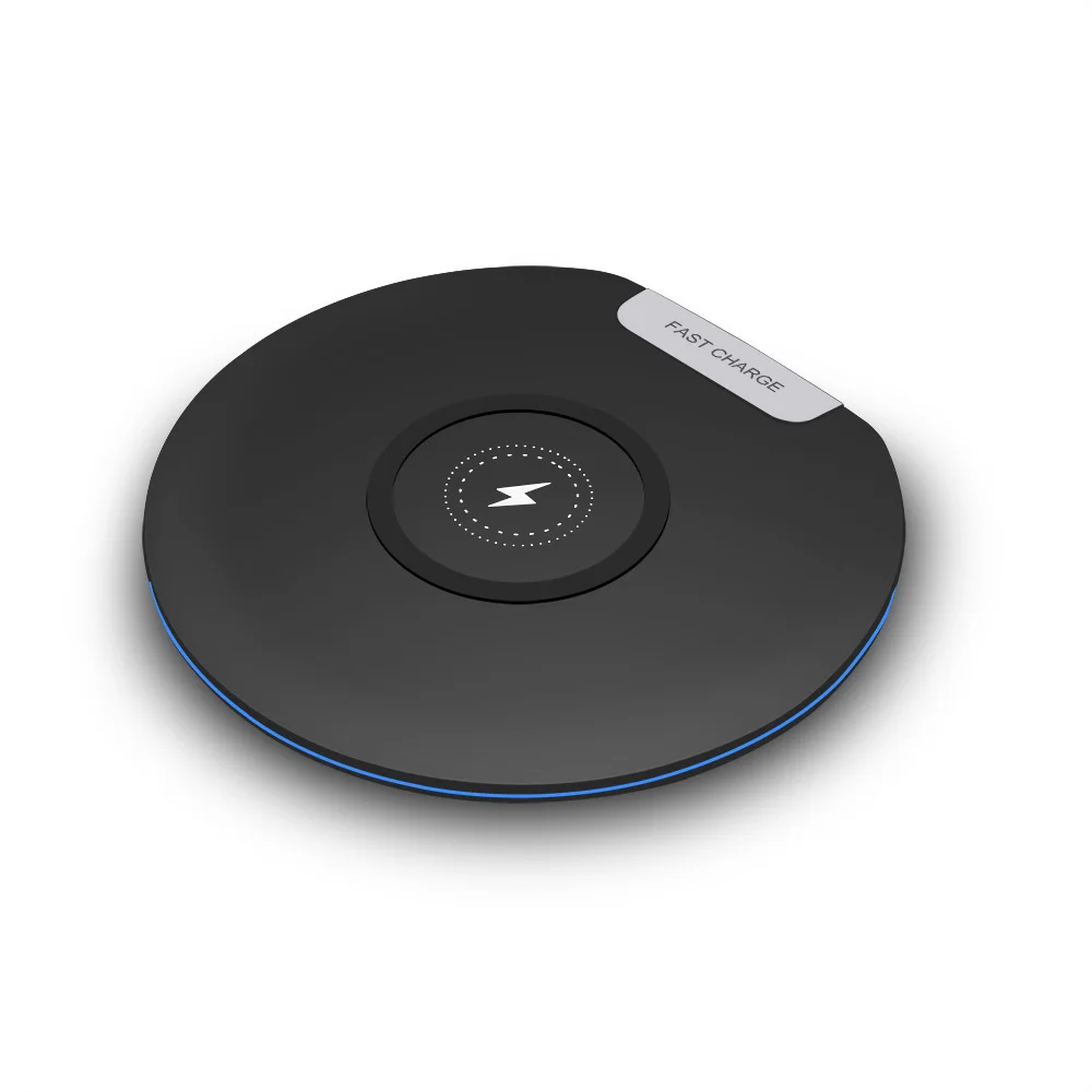 

Ultra Thin smooth Qi Wireless Charger for iPhone X XS Max XR 8 Plus USB Wireless Charging Pad for Samsung S10 S8 S9 Note 9 8