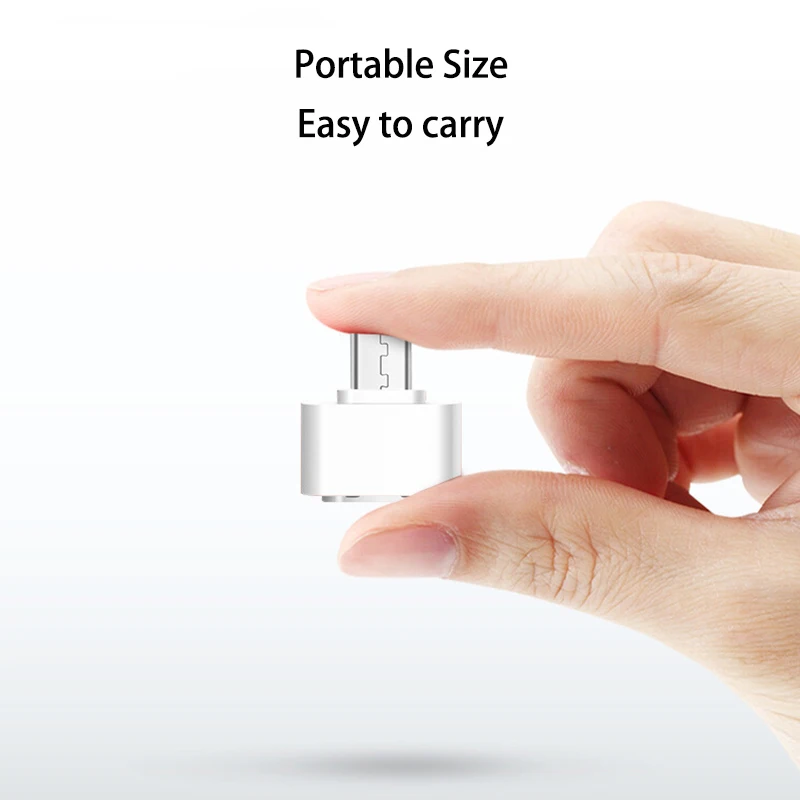 Fexcel Micro USB к 2 0 OTG адаптер для samsung Xiaomi Android мобильного телефона мини Портативный