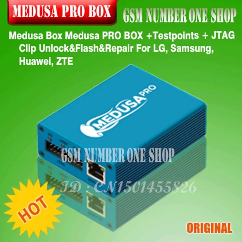 Новинка 2020 оригинальная коробка Medusa PRO + JTAG клип eMMC для LG Samsung Huawei с Оптимусом