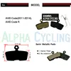 Bicycle Disc Brake Pads for AVID SRAM CODE R, NEW CODE Disc Brake, RESIN, 4 Pairs ► Photo 2/6