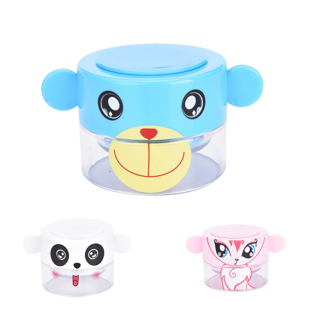 

1Pc Random Color Cartoon Medicine Pill Tablet Grinder Crusher Compartment Pulverizer Cutter Storage Box