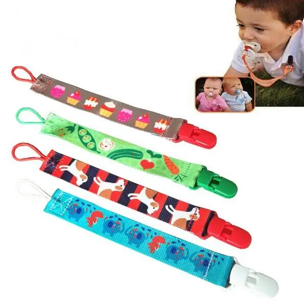 

Funny Pacifiers Nipples Clip Chain Infant Baby Child Cuddly Plush Animal Dummy Holder Soother Chain Chupetas Para Bebe Teether