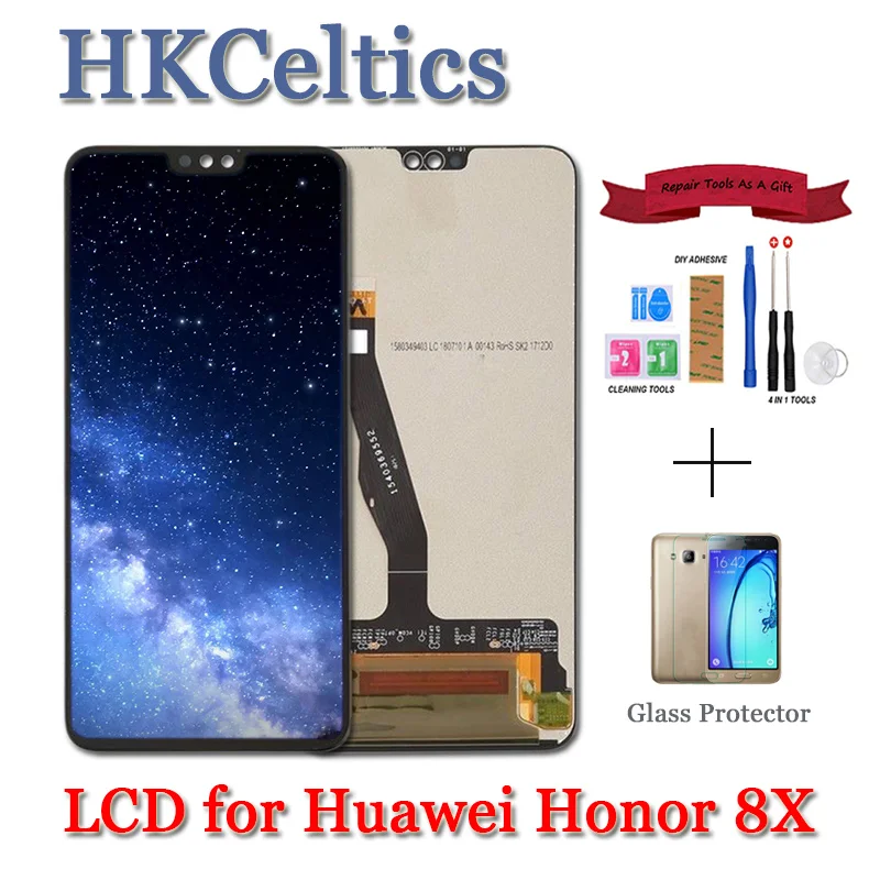 

6.5'' Screen Replacement for Huawei Honor 8X LCD Display +Touch Screen Digitizer Assembly For HUAWEI Honor 8 X LCD Parts Black