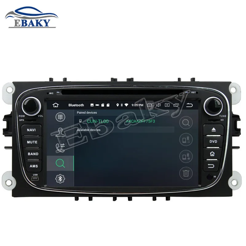 Perfect NaviTopia 4GB RAM 64GB ROM Octa Core Android 9.0 Car DVD Player For Ford Mondeo(2007-2010) Tourneo Connect/Transit Connect/S-max 18