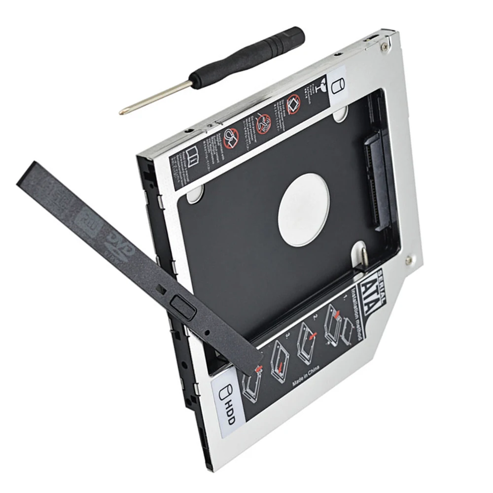 OEM 2nd жесткий диск HDD Caddy адаптер для ASUS N55e N55sf N75e N55sl K43sj X52j K55a K55n G60V G60J K40IN a43E 12.7 мм |