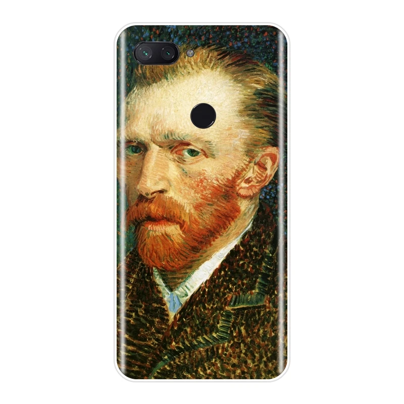 Van Gogh Art Phone Case For Xiaomi Mi 5 5C 5S 5X 6 6X Plus Soft Silicone Back Cover For Xiaomi Mi A1 A2 8 Lite SE Case