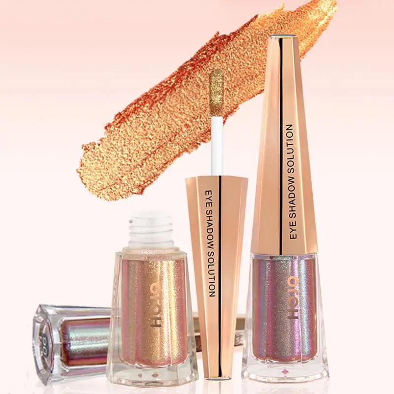 

7 Color Liquid EyeShadow Pearl Shiny Nude Makeup Monochrome Long Lasting Eyeshadow Liquid