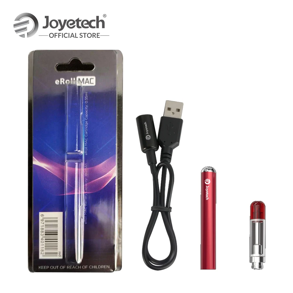 Оригинальный комплект Joyetech eRoll MACs с батареей 180 мАч простой комплект/2000 PCC