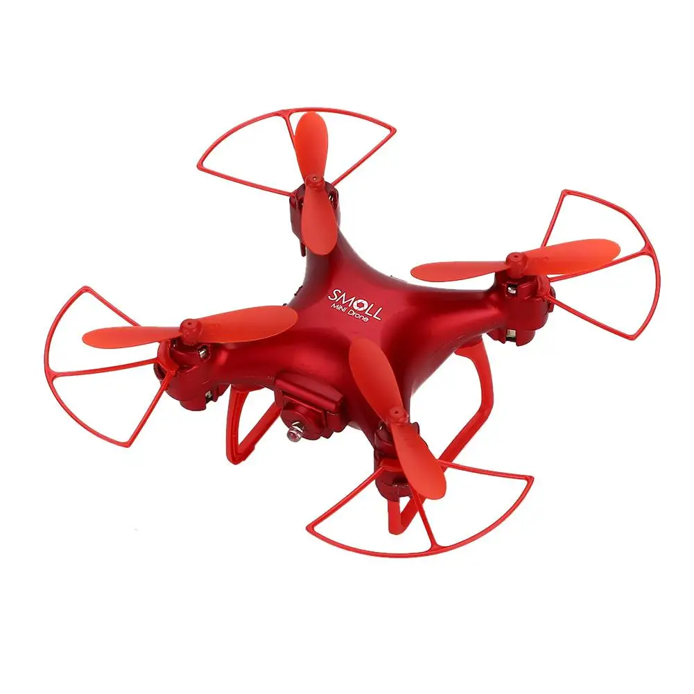 

Durable Quadcopter Drone Aircraft UAV One Key Take Off G-Sensor 3D Flips 2.4GHz 6 Axis Gyro HD Camera