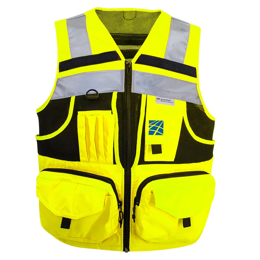 

Reflective Vest with Pockets High Visibility Safety Vest Outdoor
