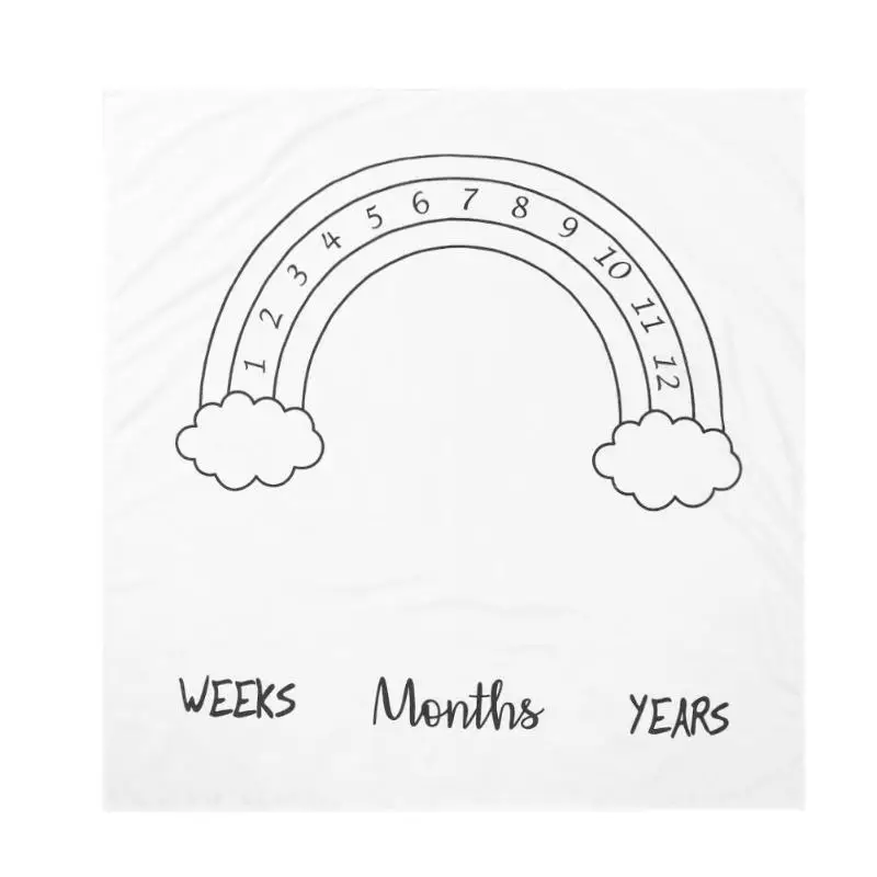 Милые печатные одеяльца для новорожденных Мягкие Детские Пеленальное Одеяло Детские DIY фотографии фоновые реквизиты детские купальные