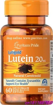 

Pride Lutein with Zeaxanthin 20mg*60 Nutritionally support health of eyes Important for vision Naturally found in healthy eyes