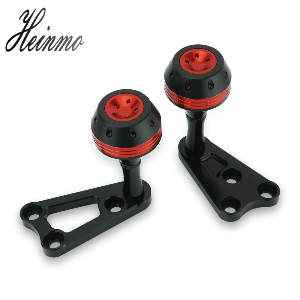 

2017 Motorcross CNC Crash Pads Red Frame Slider Protector Falling Protection For Yamaha yzf r25 2013-2017 Yzf R3 MT03 2015-2017