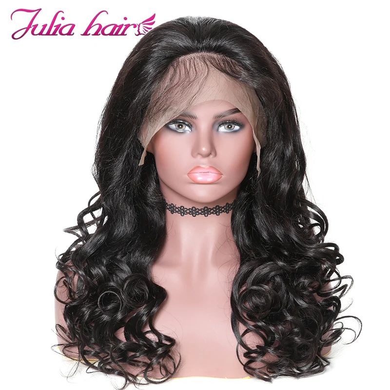 Ali Julia Hair Natural Wave Hair 360 Lace Front Wig Brazilian Remy