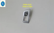 New Style For Audi Q7 S-line Sport 2016 2017 ABS Rear Tail Trunk Car Door Switch Button Decoration Cover Trim 1 Pcs