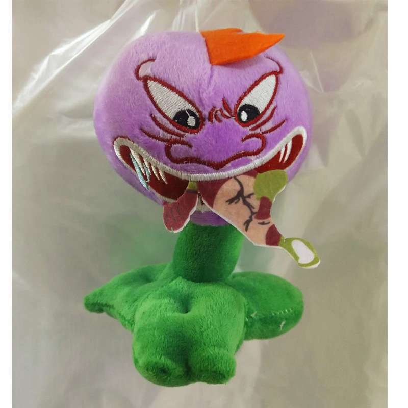 QWOK полный набор Растения против Зомби Плюшевые игрушки подвесной 13-20 см 25 стилей Мягкие плюшевые куклы Подсолнух высокое качество детский подарок - Цвет: 21