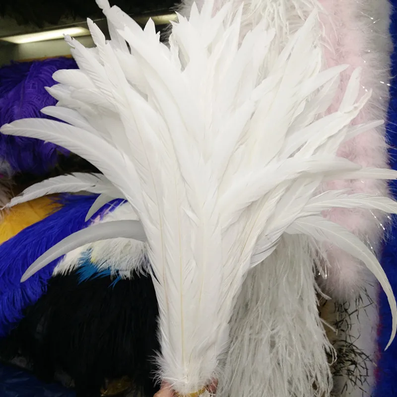 wedding 12-14/" inches 50pcs Quality Natur white ostrich feathers
