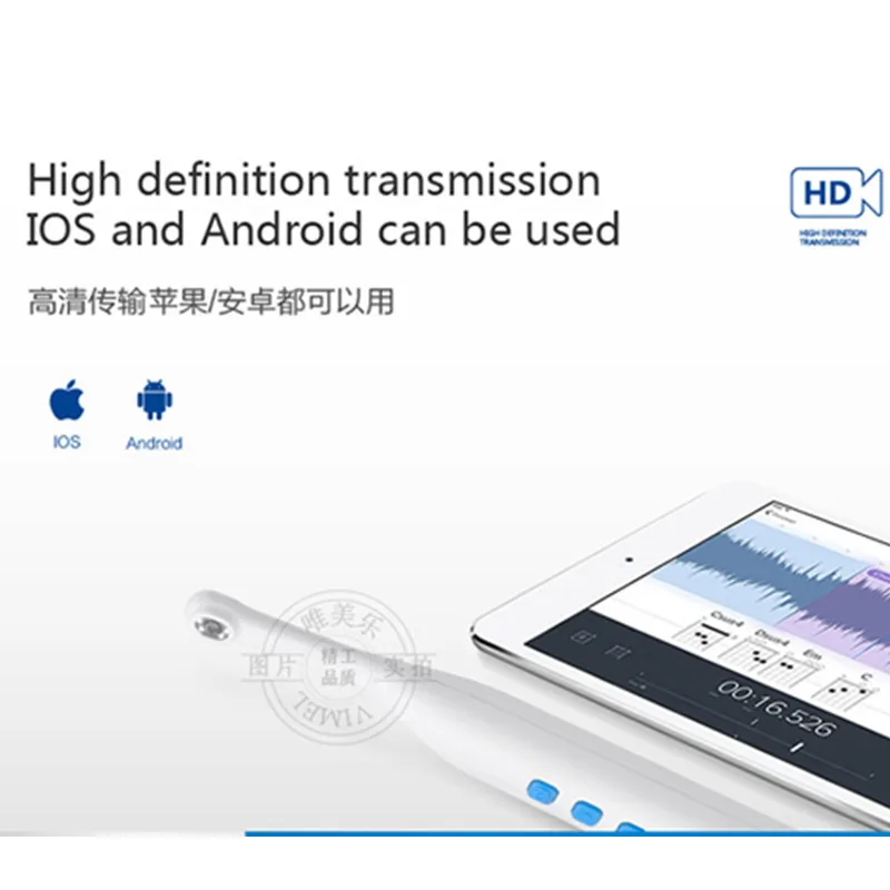 FSVIMEL Беспроводной Wi-Fi HD USB внутренний стоматологический для ротовой полости камера подключение с телефоном стоматологическое устройство светодиодный свет в режиме реального времени видео осмотр Te