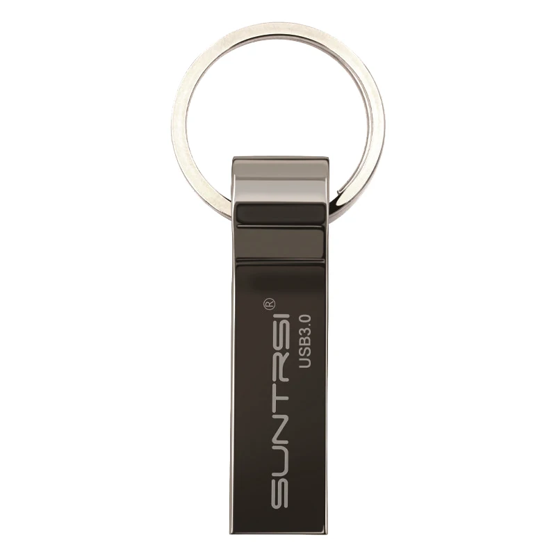 Suntrsi USB флеш-накопитель 8 ГБ/32 ГБ/16 ГБ 3,0 металлическая Флешка для ПК высокоскоростной флеш-накопитель 64 ГБ с кольцом для ключей - Цвет: gold