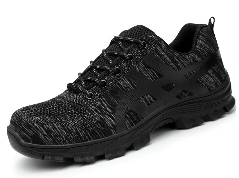 

36-48 Steel Toe Mens Work Shoes for Men Boots Trainer Sneakers Anti-Smashing Non-Slip Anti-static Safety Shoes Protective Shoes