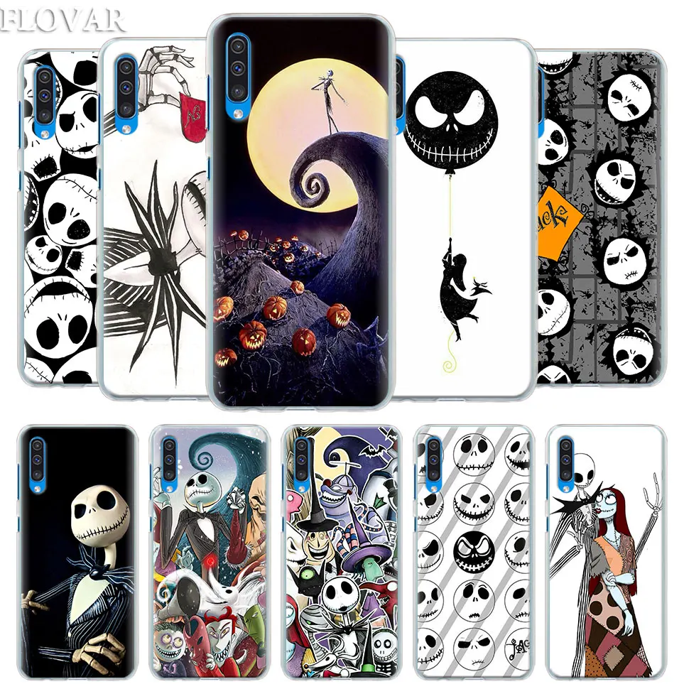 

Nightmare Before Christmas halloween Case Cover for Samsung Galaxy A30 A40 A50 A70 A6 A8 Plus A7 A9 2018 M30 Phone Case Coque