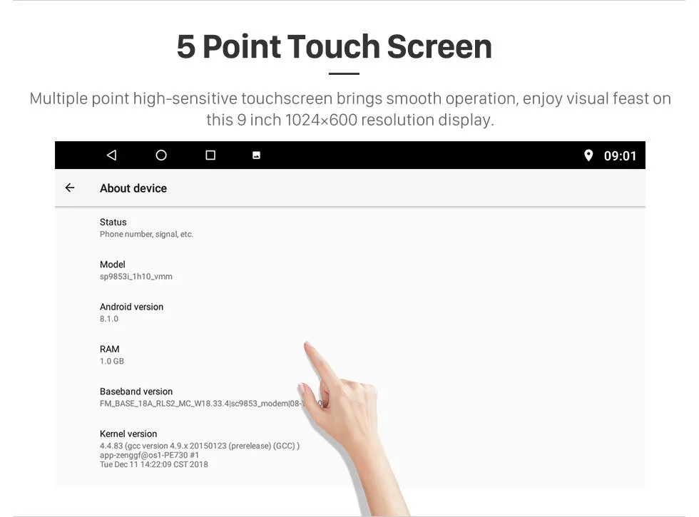 Sale Harfey Android 8.1 9"Car Radio Multimedia Player GPS navigation Head Unit For MAZDA 2/Jinxiang/DE/Third generation 2007-2014 USB 3