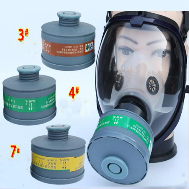Chemcial Safety Paint Spray Gas mask Full Face Facepiece Work