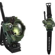 Электронные игрушечные Переговорные устройства 2шт часы инструменты для ушей игрушечная рация домофон для детей