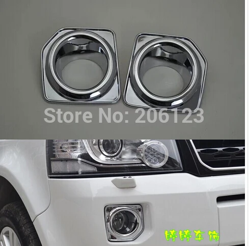 2 Pezzi Per Land Rover Freelander 2 2013 - 2015 Cromato Copertura Fendinebbia Anteriore Trim