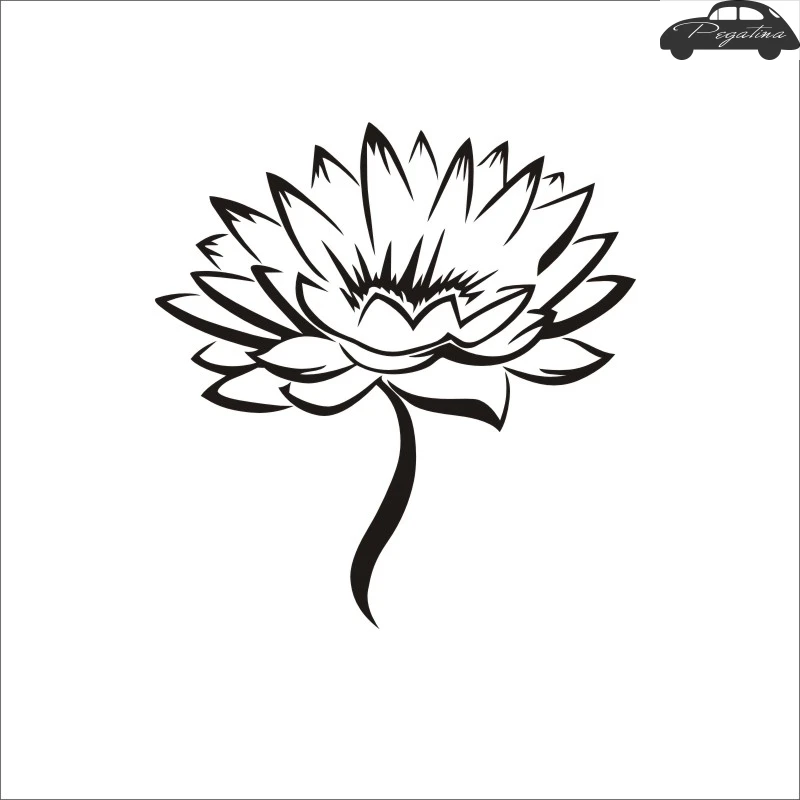 Pegatina Flower Butterfly Sticker Car Decal Posters Vinyl Wall Decals Decor Mural Sticker