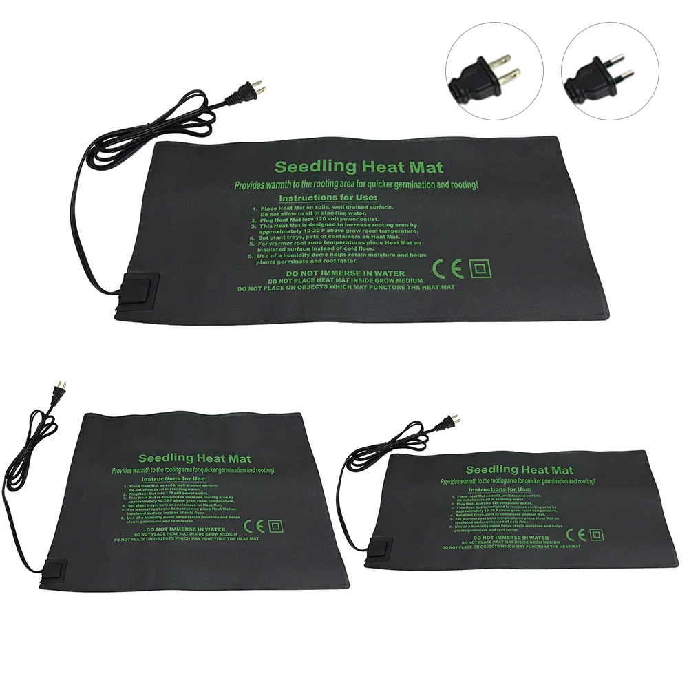 Plant Heating Mat Seedling Flower Electric Blanket Waterproof Warm Durable Hydroponic Heating Pad EU/US S/M/L Size