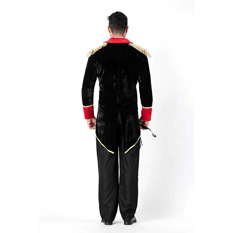 2018 мужской костюм на Хэллоуин Ringmaster цирковой карнавал джентльмена сумасшедший