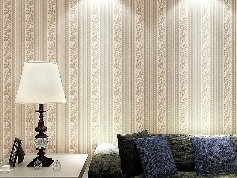 hot sale off white color roman stripe wallpaper for living room bedroom european style wallpaper wall paper roll wallpapers for living room striped wallpaperstyle wallpaper aliexpress