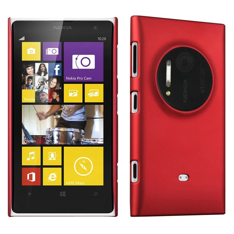 Роскошный резиновый матовый Жесткий пластиковый Чехол для Nokia Lumia 1020 EOS 909 875 877 876