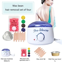 Профессиональный эпилятор, восковые шпатели для волос, нагреватель воска, горшок, машина, мини спа-эпиляция, нагреватель для волос, твердый воск, бобы, инструмент