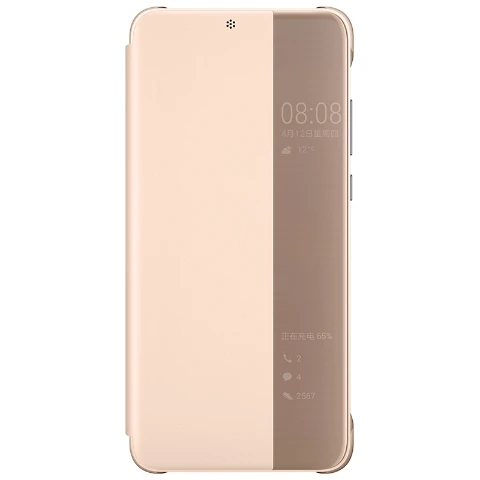100% Официальный чехол HUAWEI P20 Pro оригинальный смарт для с зеркальным окном откидной