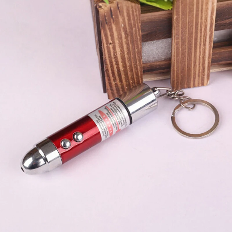 

1Pc Funny White Red Cat Light Pointer Play Children Toys Color LED Laser Popular Pen Pet Random