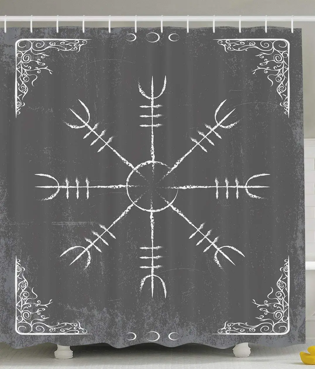 

Alchemy Sign Symbol Alchemist Mystic Meditation Treatment Cure Health Eastern Science Spirit Zen Yoga Spa Bath Shower Curtain