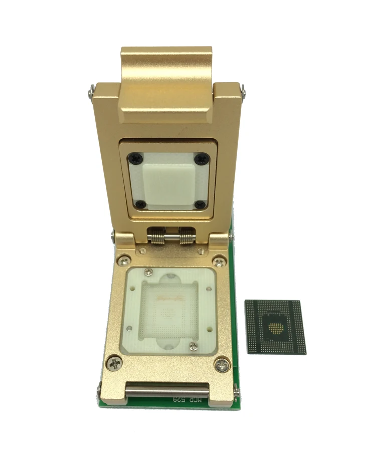 

ANDK eMCP529 BGA529 Pogo Pin Test Socket Reader Pitch 0.5mm IC Size 15X15mm KMR210008M-A805 Note4 Flash Data Recovery