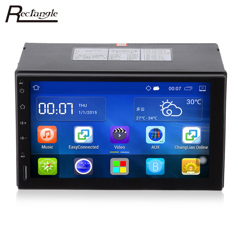 

2 Din Android 5.1 Car Radio Stereo 7 inch Touch Screen Car DVD Player GPS Navigation Bluetooth USB SD Steering Wheel Control